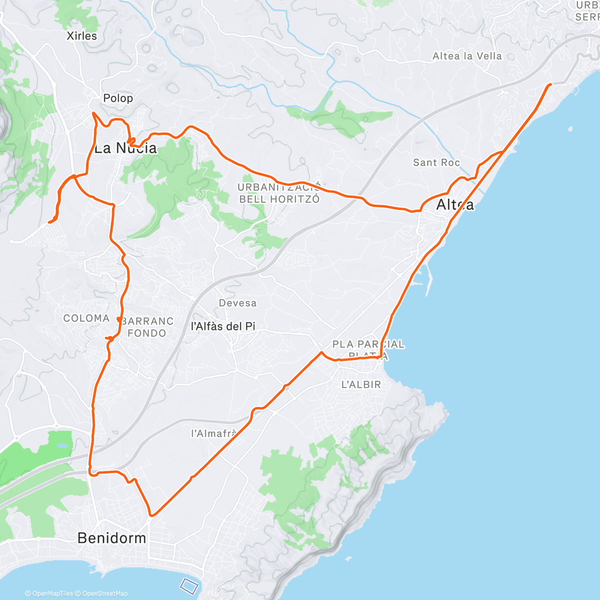 Map of the activity, Rest day essentials