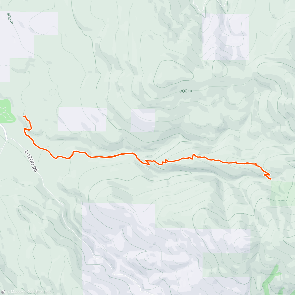 Map of the activity, Appaloosa Trail