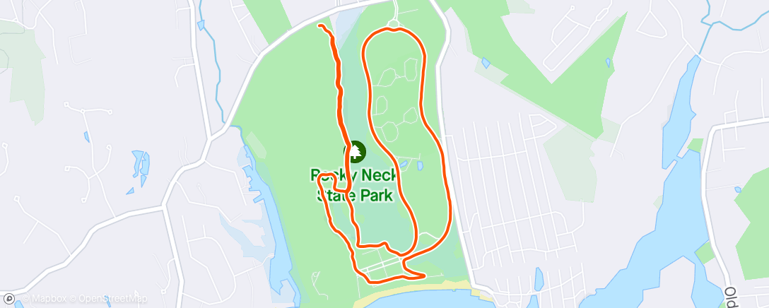 Map of the activity, ☀️ Evening Trail Run
