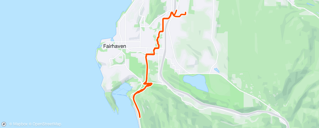 Map of the activity, Afternoon Ride