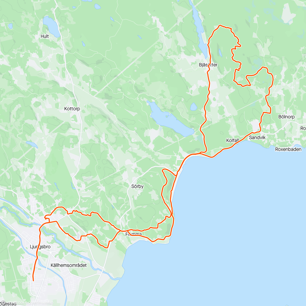Kaart van de activiteit “Grönberget med ÖoJ”