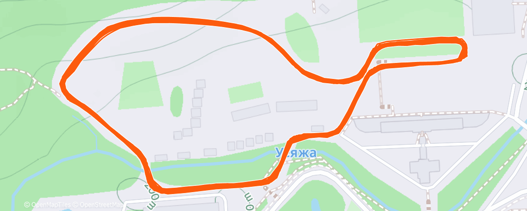 Map of the activity, Lunch Nordic Ski