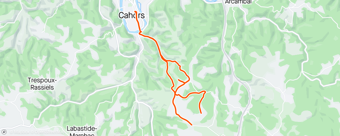 Map of the activity, Gravel After work 🤘