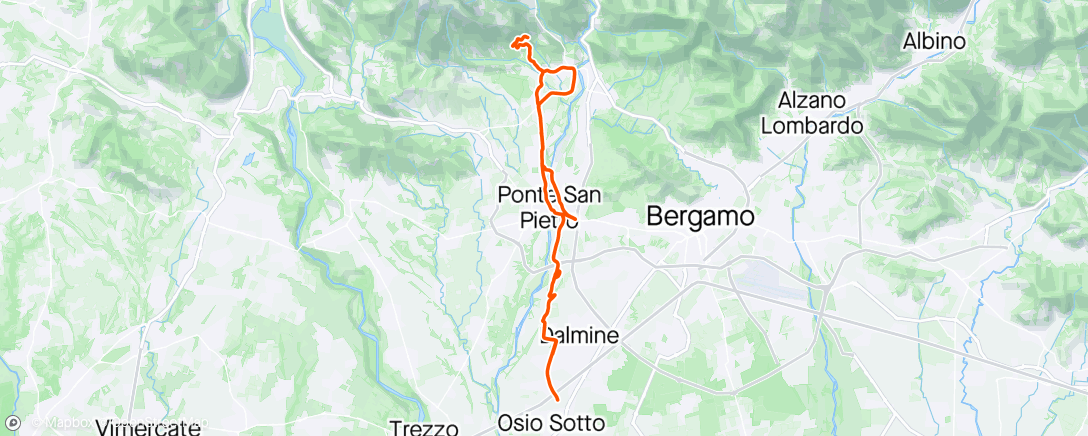 Map of the activity, Mezza Roncola 🧊