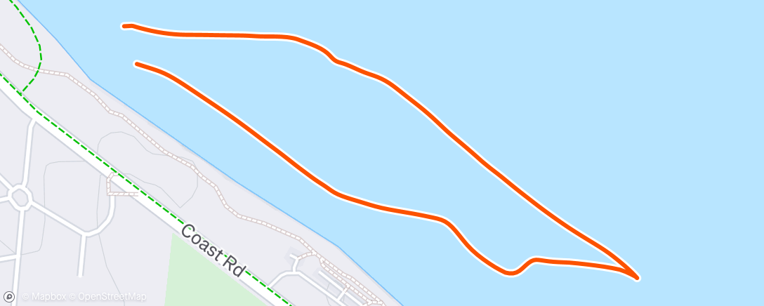 Map of the activity, Lunch Walk