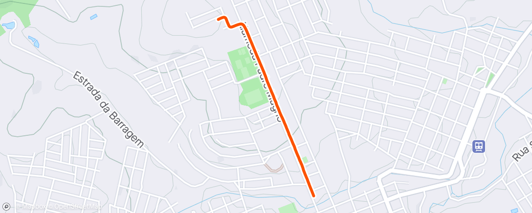 Map of the activity, Noite Ciclismo