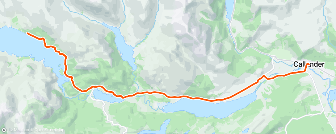 Map of the activity, Lunch Ride
