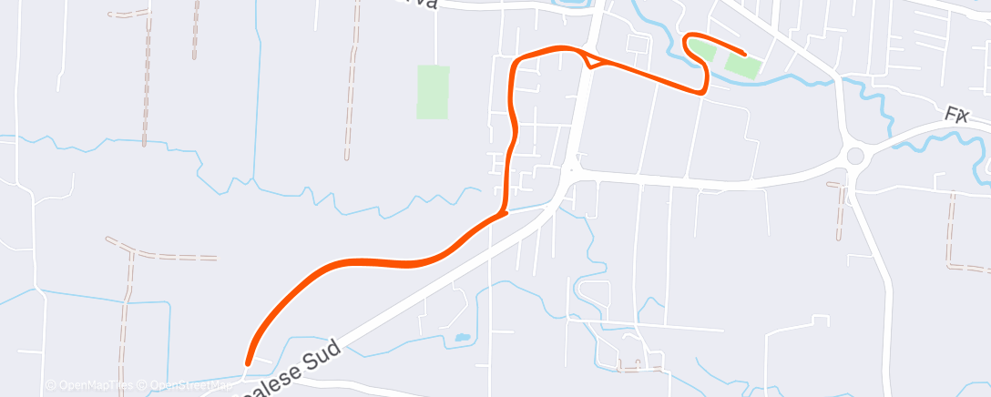 Map of the activity, Threshold training 8x1km: the road to 2026 begins!