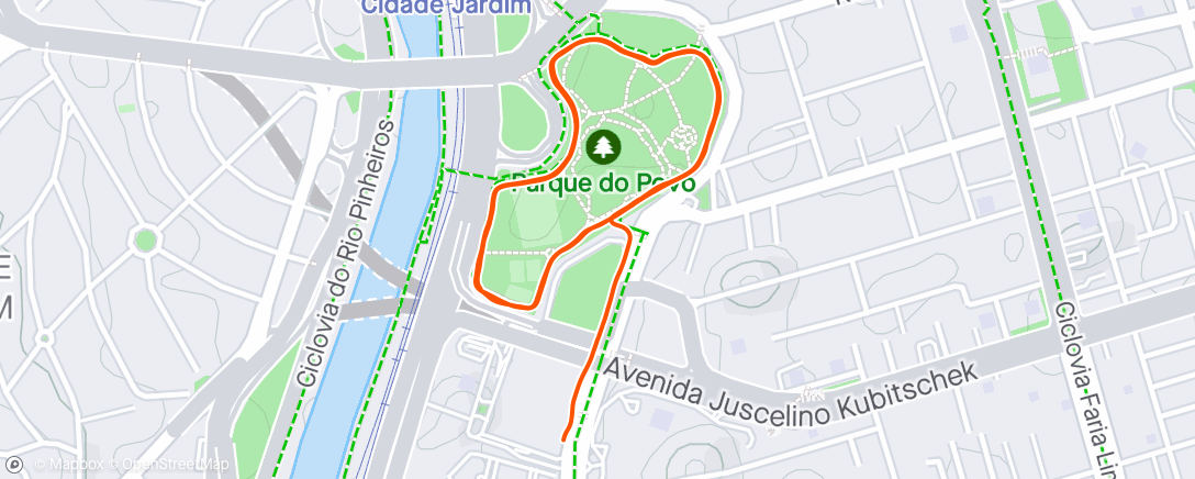 Karte der Aktivität „São Paulo”