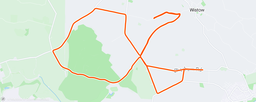 Map of the activity, Vale of York Half