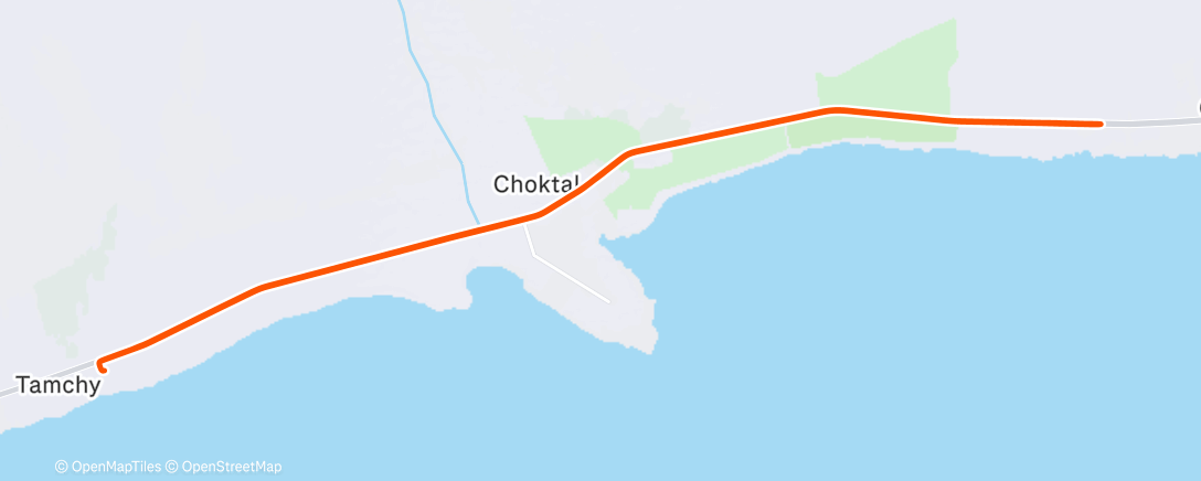 Map of the activity, Утренний велозаезд