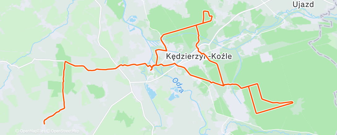 Карта физической активности (Afternoon Gravel Ride)