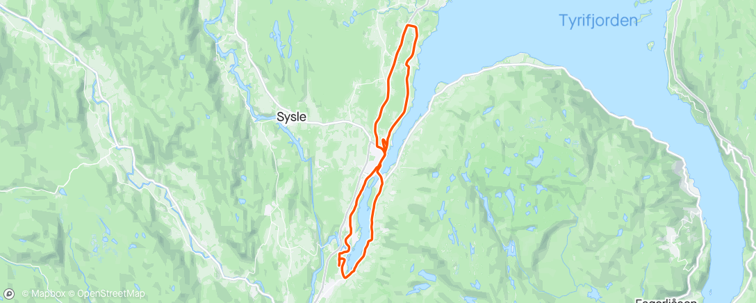 Map of the activity, Bergsjø + handletur til Svendby gård 🥚🥚🥚