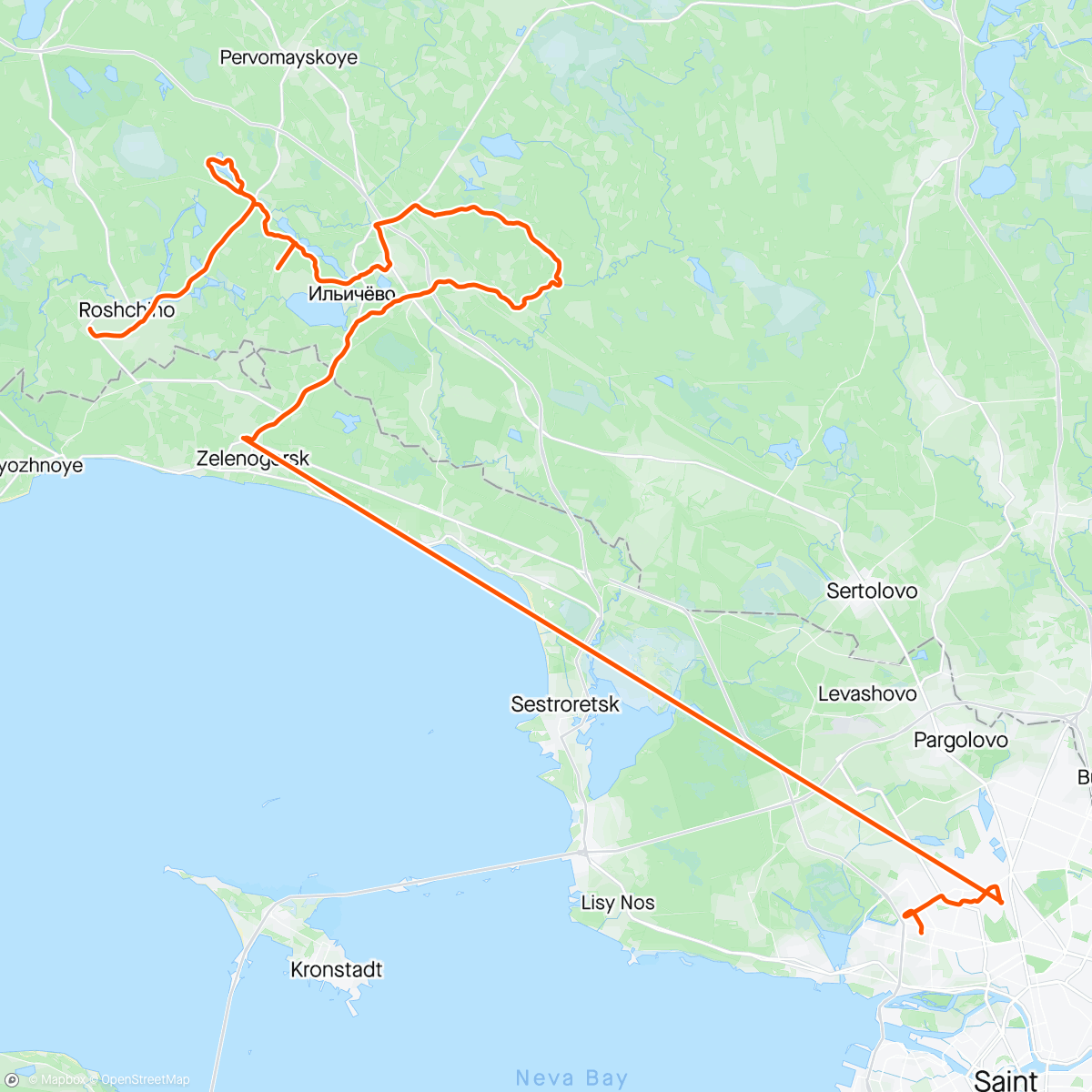 Karte der Aktivität „Тайны хутора Ялкала”