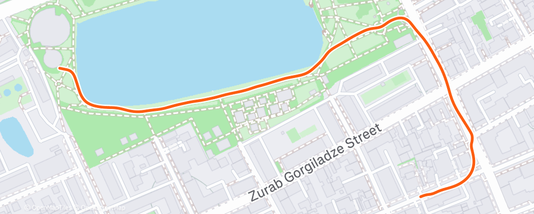 Map of the activity, Lunch Walk