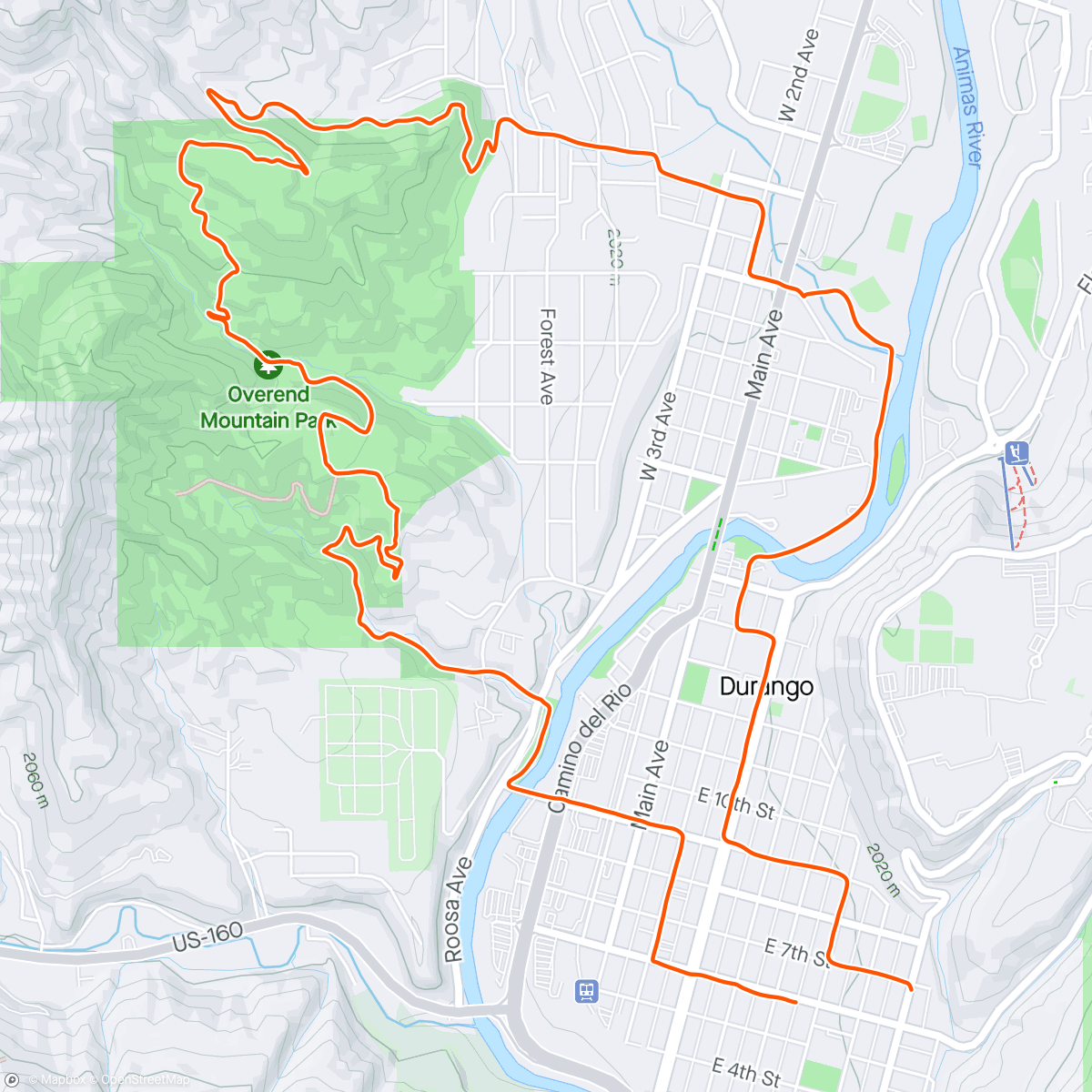 Kaart van de activiteit “Stampede Trail Run tomorrow 🎉”