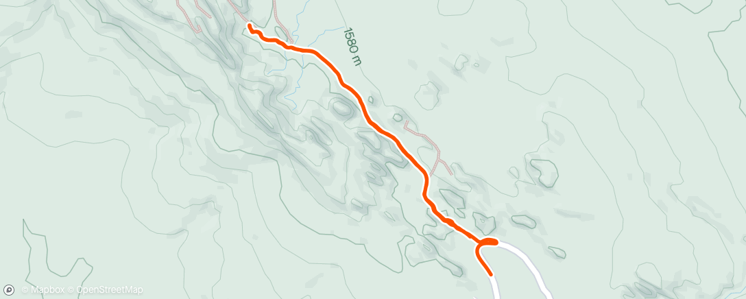 Map of the activity, Delicate Arch Trail