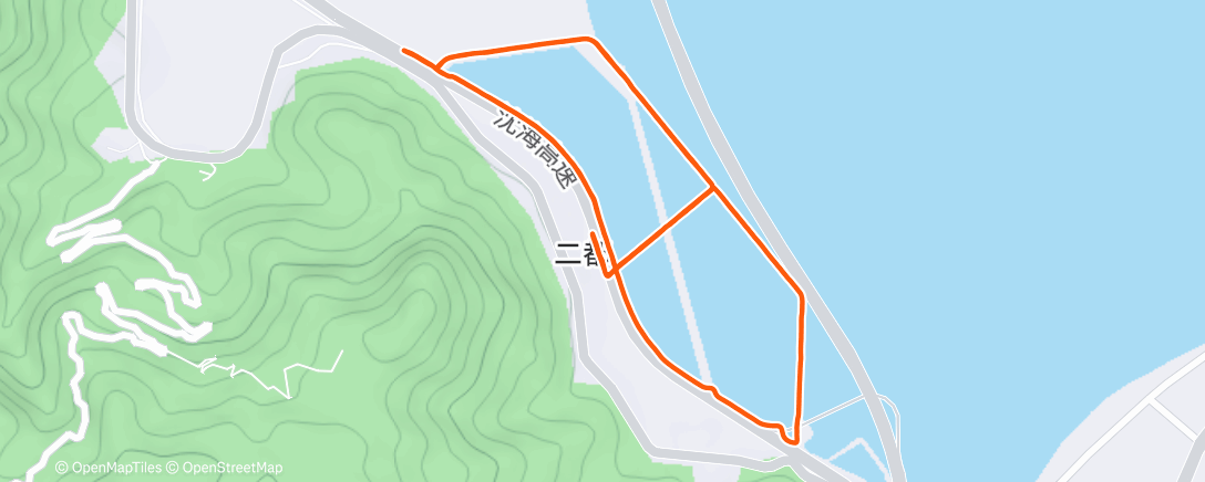 Карта физической активности (Ningde - Morning Run)