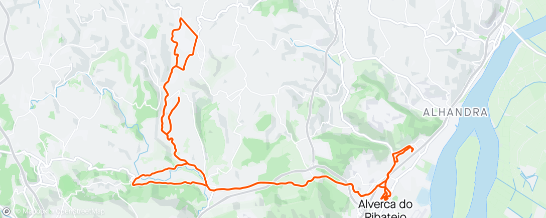 Karte der Aktivität „Volta de bicicleta de montanha matinal”
