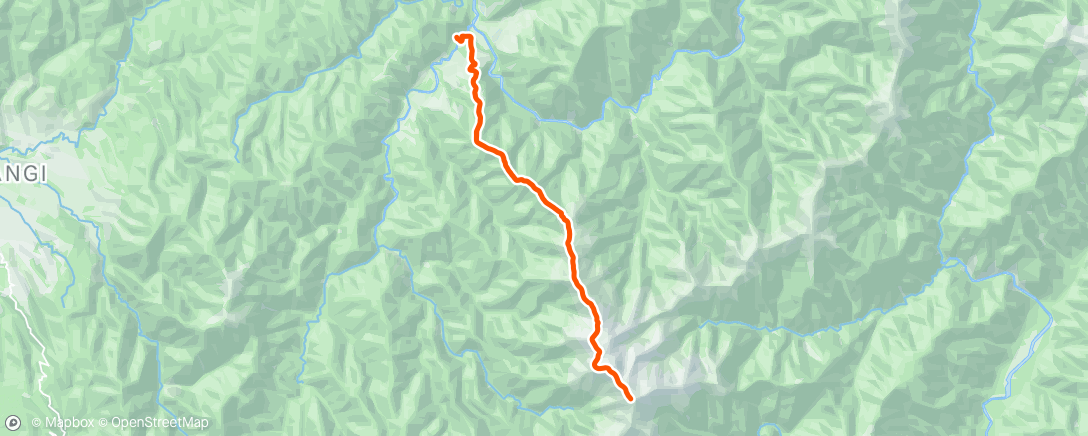 Map of the activity, Morning Run