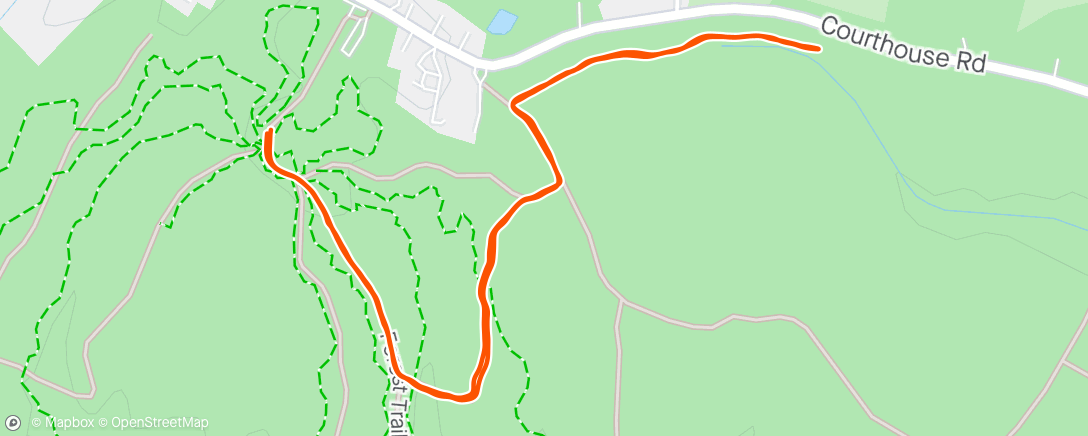 Kaart van de activiteit “Trail Run”