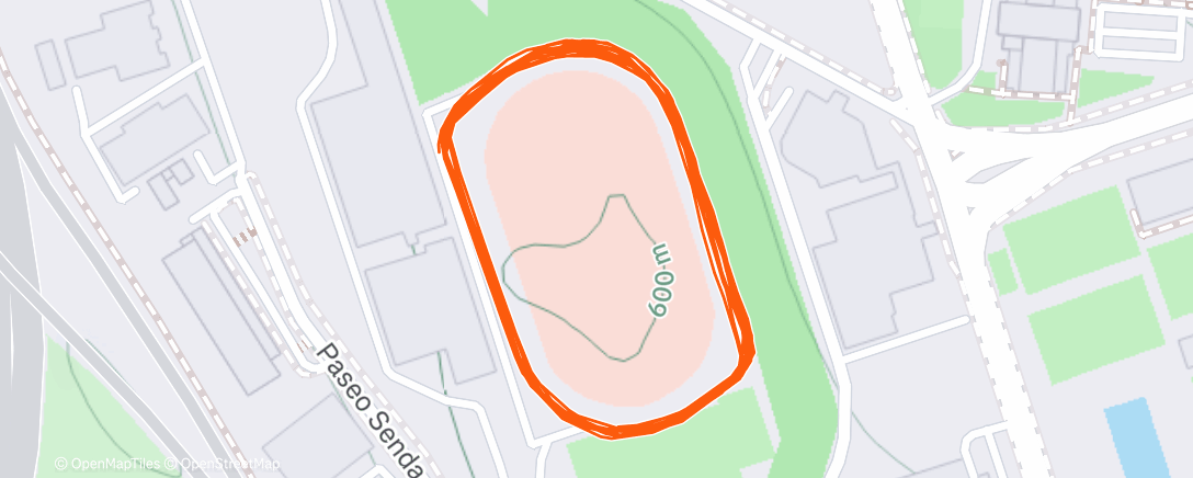 Map of the activity, primer día continuo sin cacos 🥹