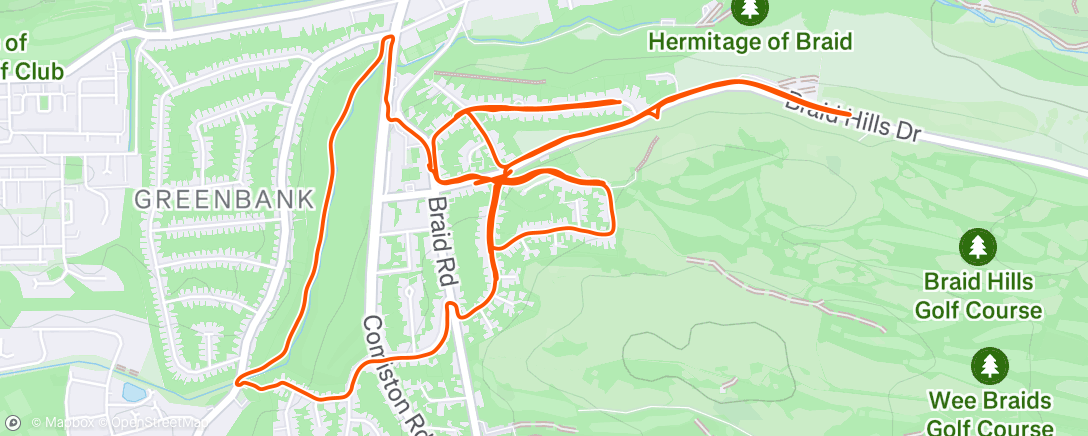 Mapa da atividade, 8(45/90)+6(30/60) Hills