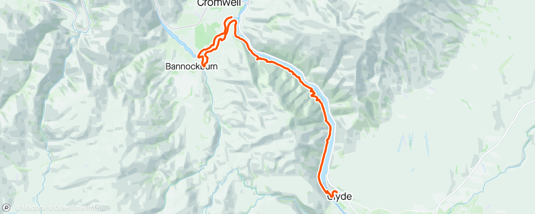 Map of the activity, Gorge-ous