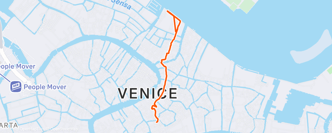 Карта физической активности (Camminata mattutina)