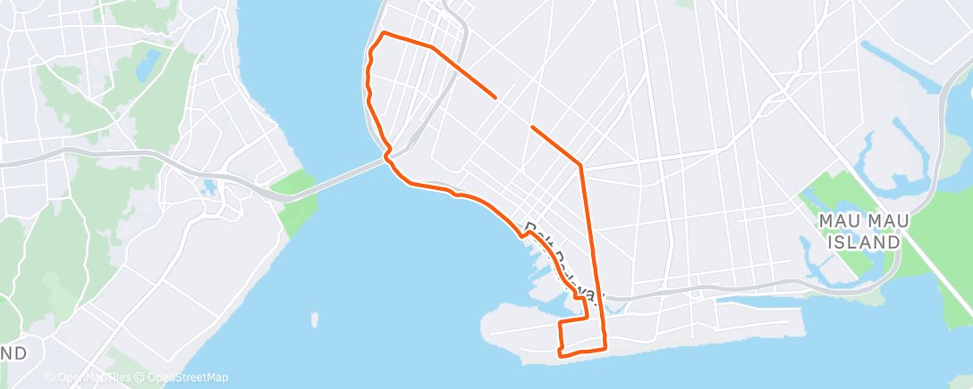 Map of the activity, 21k: MLR. Glad I get to sleep in for this one 😴