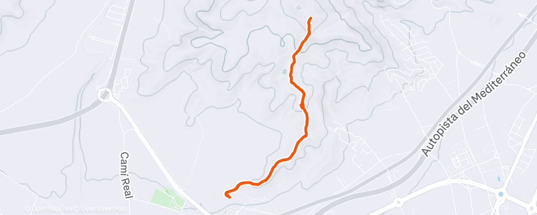 Map of the activity, 🌧 ⛰️