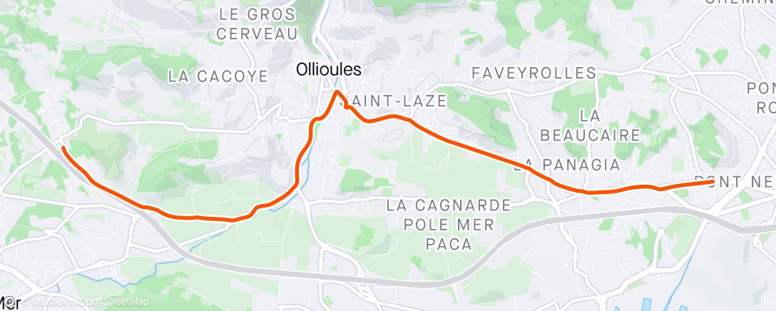Map of the activity, Vélotaf 2