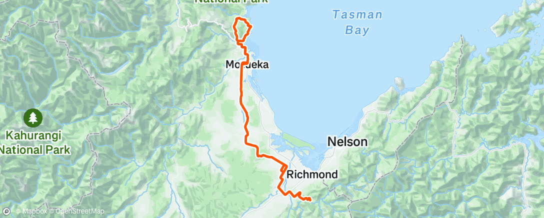 Map of the activity, Morning Ride