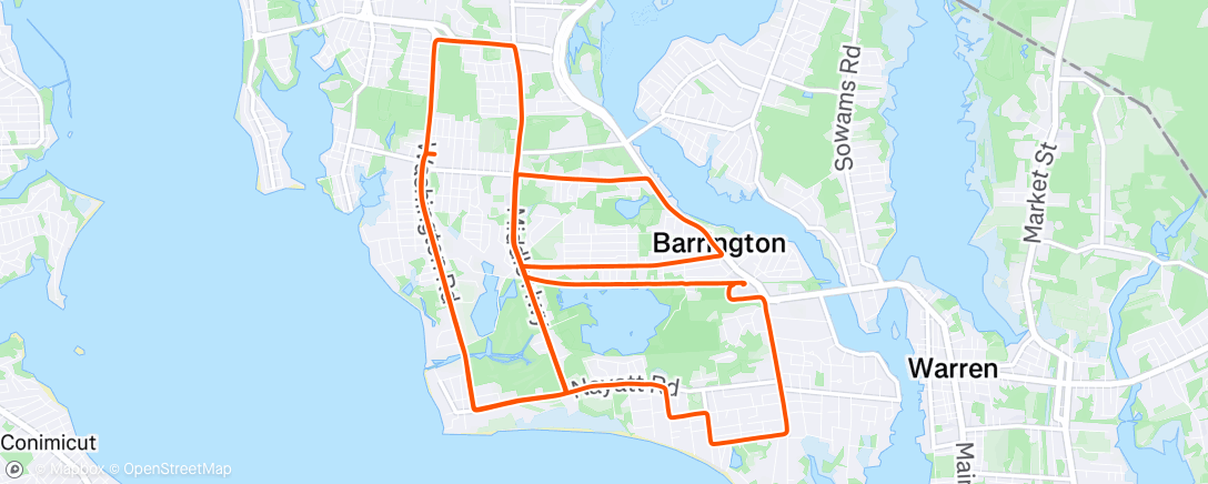 Map of the activity, Afternoon Ride