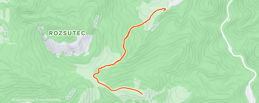 Map of the activity, Osnica