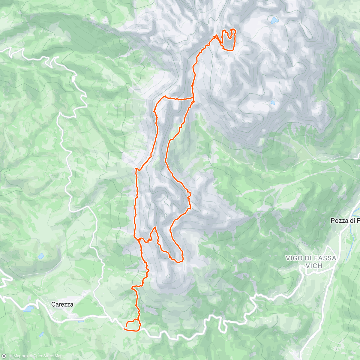 Map of the activity, What a great day in the dolomites 🤗🏃🏻🧗🏔️