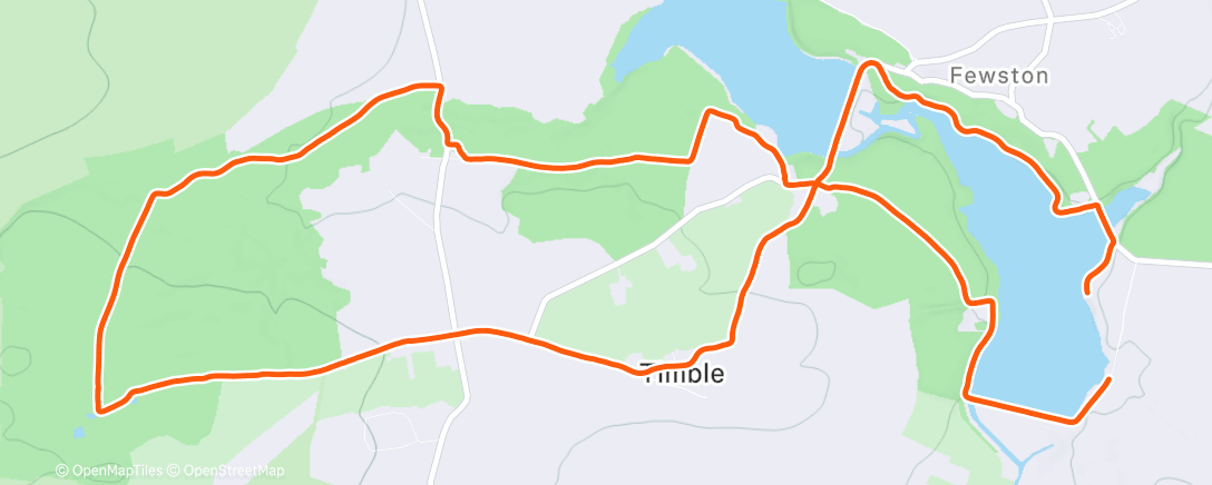 Map of the activity, Timble