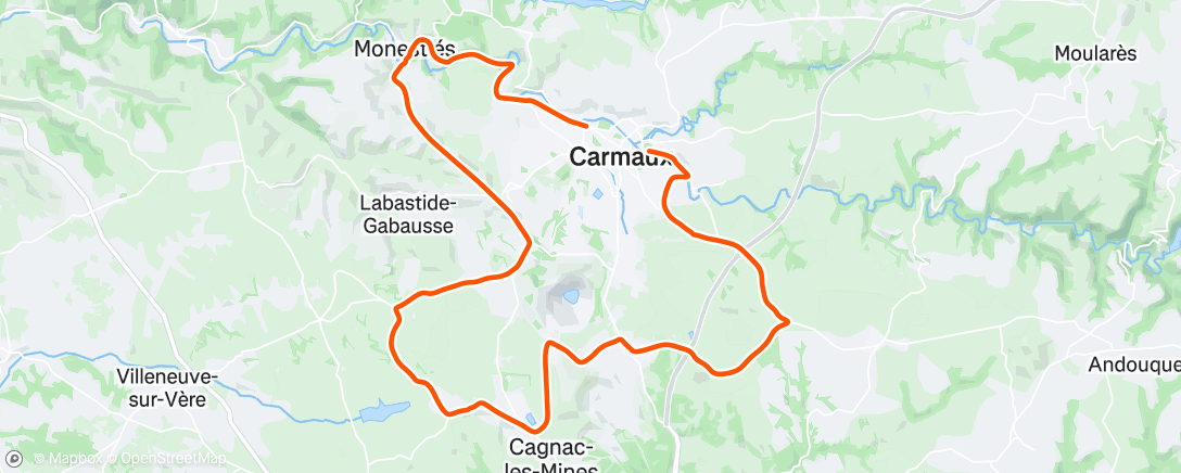 Carte de l'activité