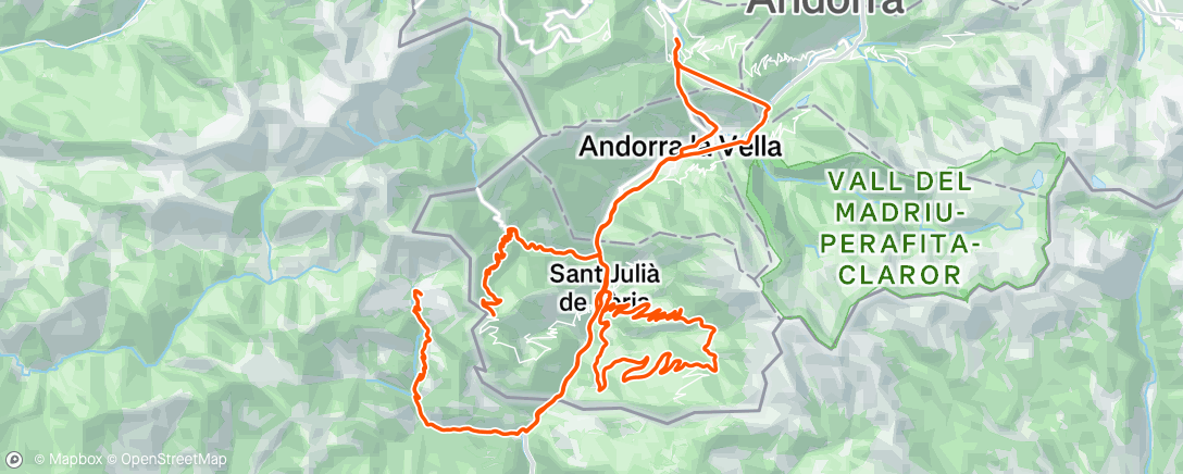 Map of the activity, La Massana, La Massana, Andorra 🇦🇩