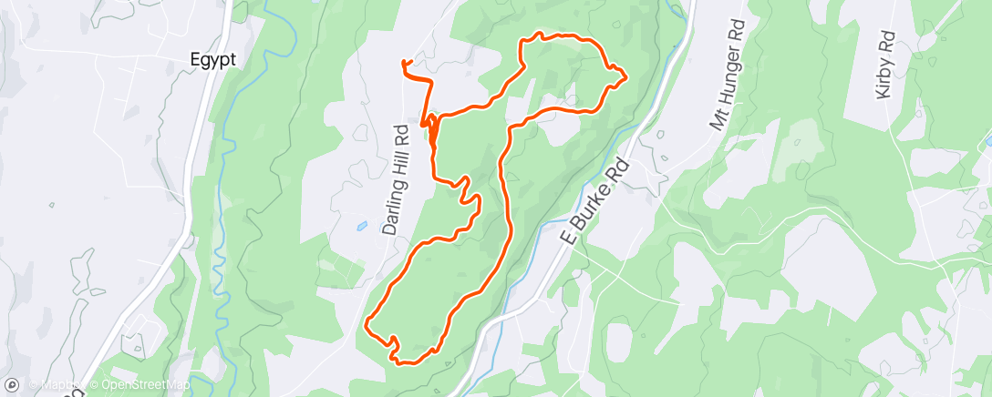 Mapa de la actividad (First KT ride of the spring. Both of us were a bit tired, so kept it easy. Happy 30th to KT!)