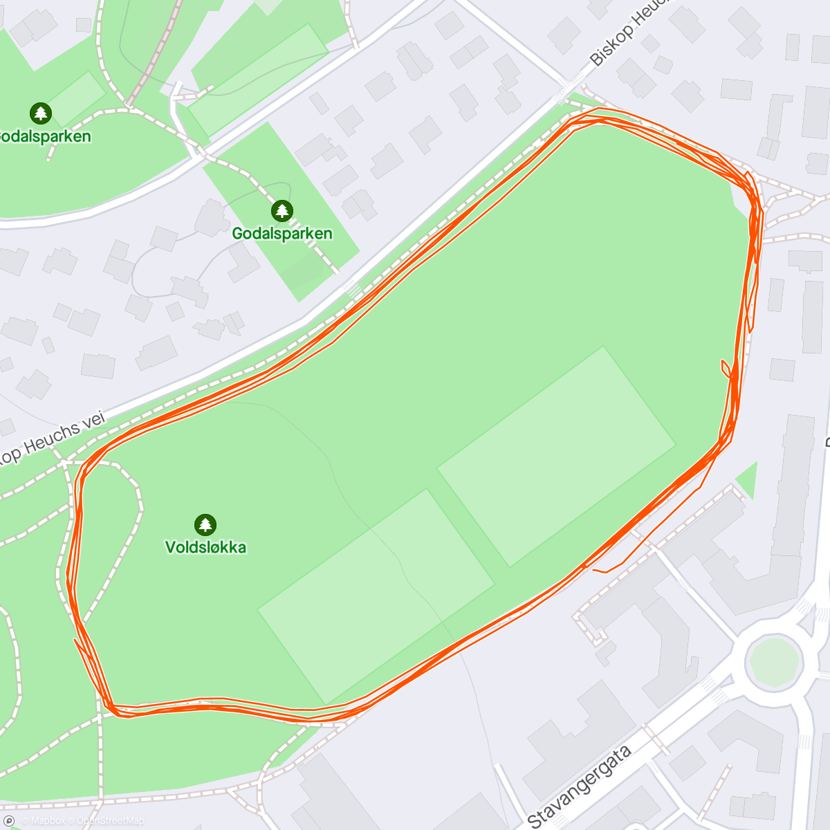 Mapa da atividade, LSD på Voldsløkka