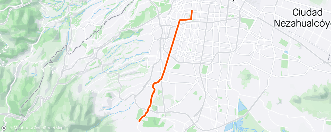 Mapa da atividade, Vuelta ciclista por la tarde