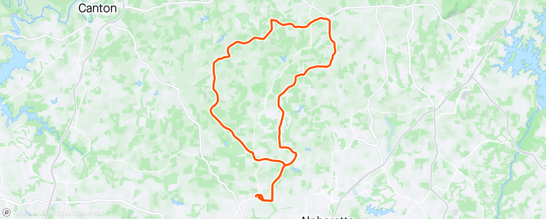 Map of the activity, Whitetail NGCA Thursday Night Ride.  Great ride and Great place to hangout after the ride.  Thanks Shaune for all your support!