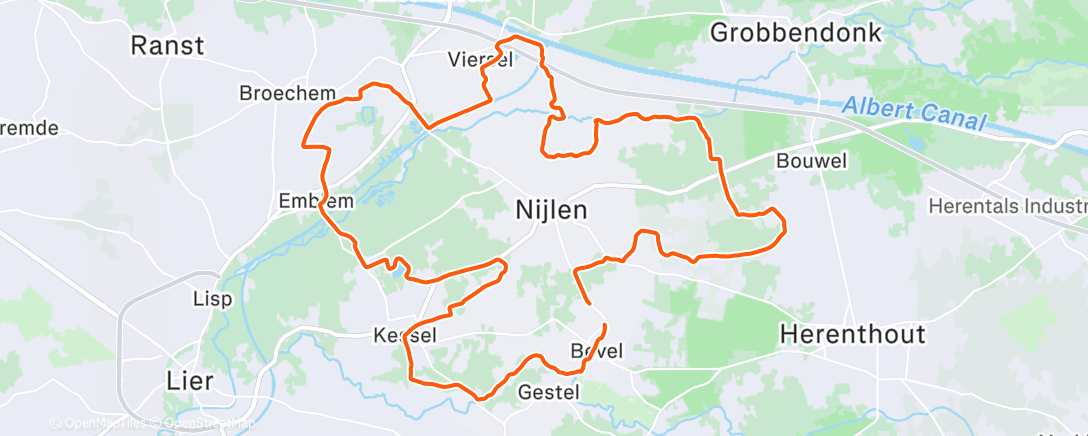 Map of the activity, Meer loslopende honden gezien dan mensen