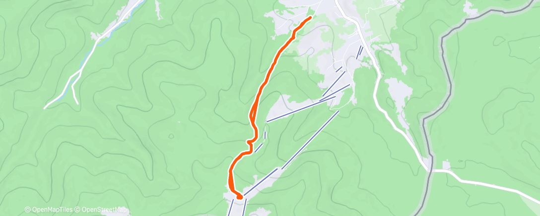 Map of the activity, Family Hike