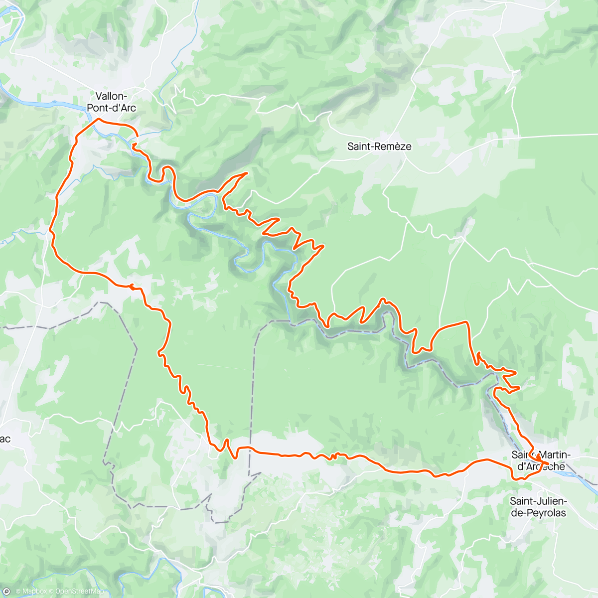 Map of the activity, Scenic Tour with constant 💨 gusts