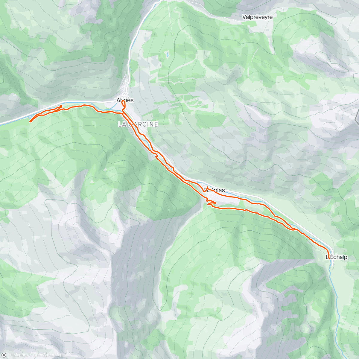 Mapa de la actividad (VTT : mission raclette 🇫🇷)