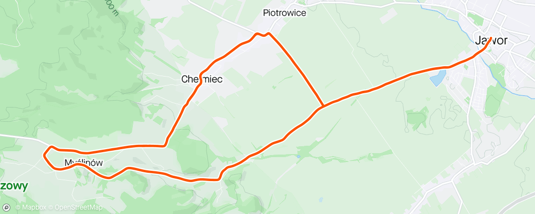 Map of the activity, Jaworska Pajda Chleba