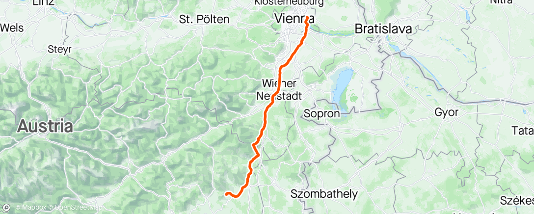 Map of the activity, Vom Stubenbergsee nach Hause, RAN Training