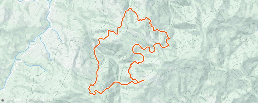 Map of the activity, Zwift